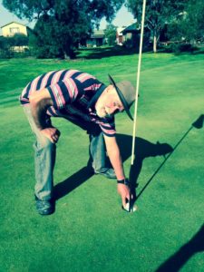 Chris Leaman scores a hole in one on the 12th