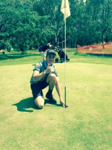 Oli Pearson scored his first Hole-in-One at the 16th hole Thursday